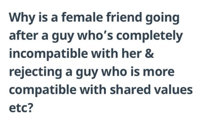 Would someone tell this gag user to call this woman?