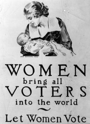 Why were women allowed to vote?