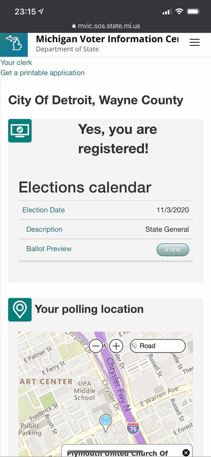 A 118 year old guy voted in Michigan?