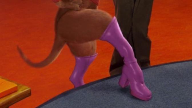 Do you think Scooby Doo looks good in boots?