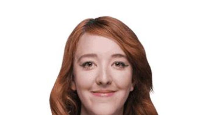 What percent of women have red hair?