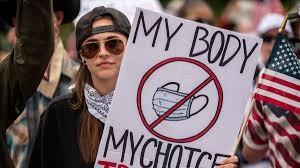 What is it that's making people "rebel" against standard covid procedures?