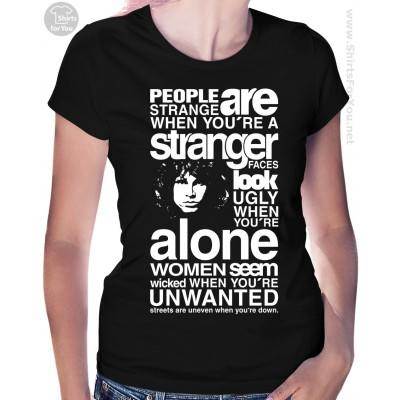 When are people strangers to you and what makes them not strangers anymore?