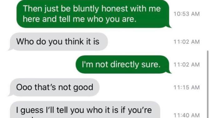 Who in the world could be scamming me with these messages?