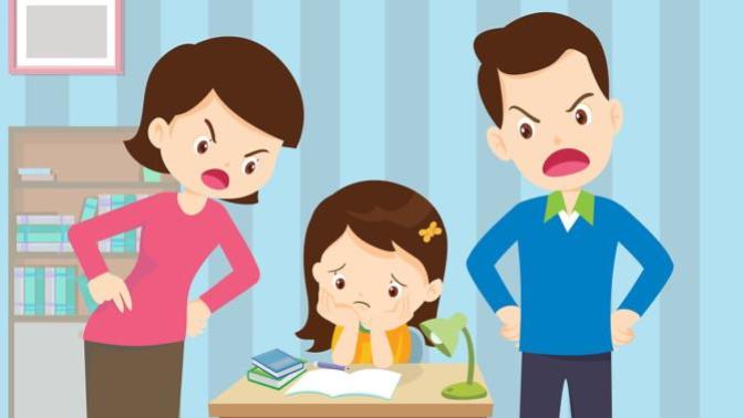How did your parents react when you got a bad grade?