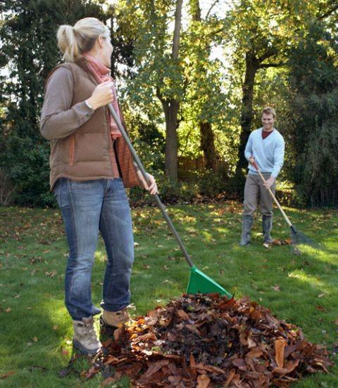 Do you share doing yard work with a partner?