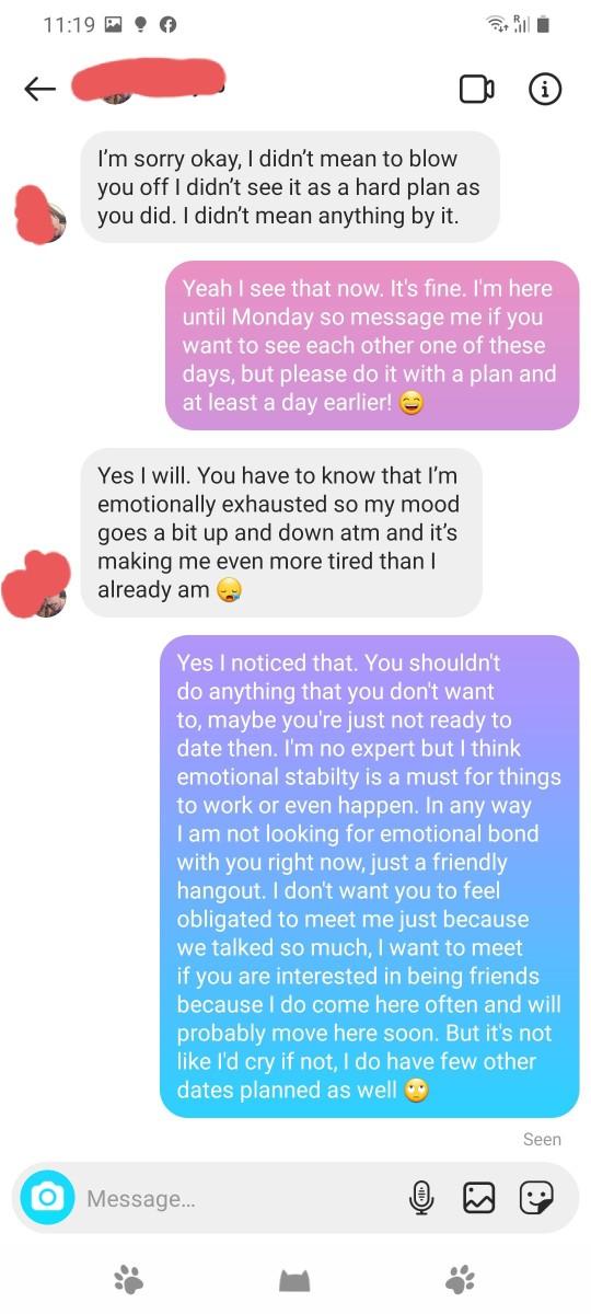 Did I overreact?