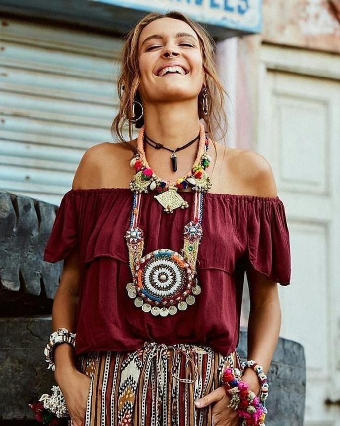 Do you think a woman who dress in the bohemian style looks like they are laid back and want to smoke weed?