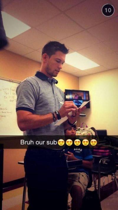 Do you have or had a teacher you think is cute/hot?•!•?📚🤤😍🔥?
