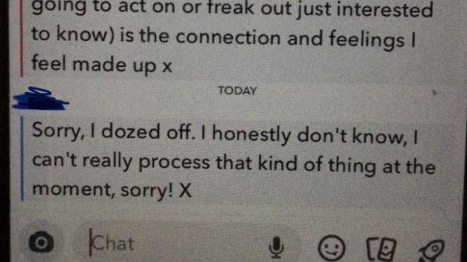 What does it mean when a guy says he doesn’t know how he feels and he can’t process his emotions?