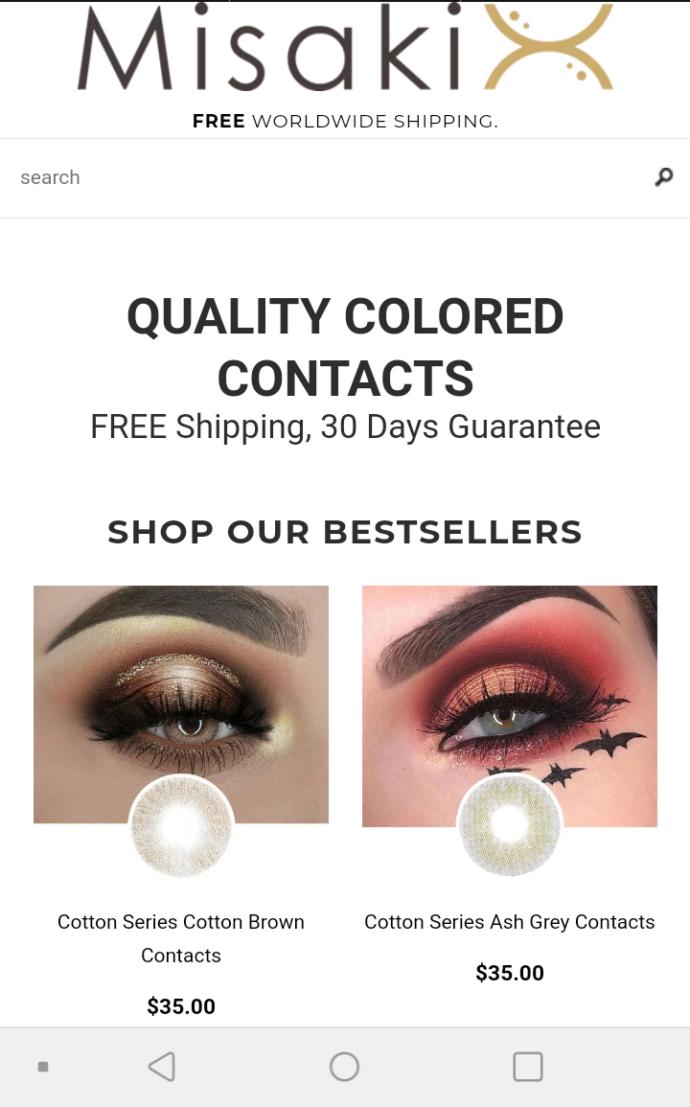 Is it safe to wear non prescribed contact lenses from misakicon?