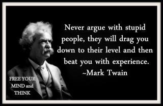 Is it weak to give up/not respond in stupid arguments (not relationships)?