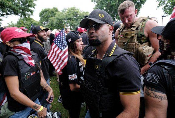 Is your opinion of the Proud Boys positive or negative?