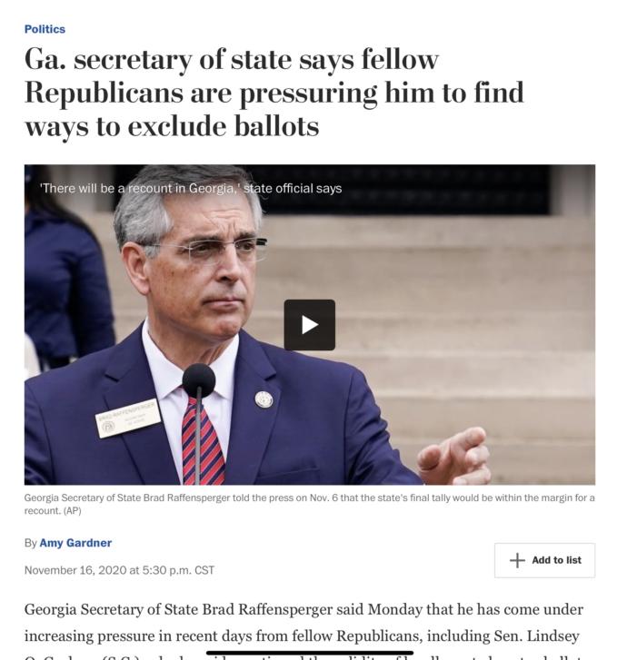 Voter Fraud Found?