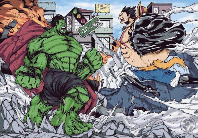 Luffy vs hulk who wins in a fight?