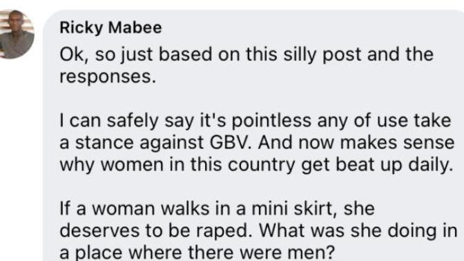 Why are people especially men always looking for a way to blame rape victims and why is this allowd on Facebook?