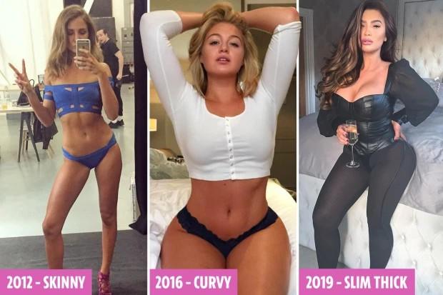What does a 'slim thick' body type look like to you?