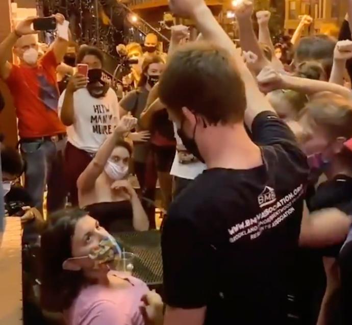 How would you respond to BLM or Antifa harassment?