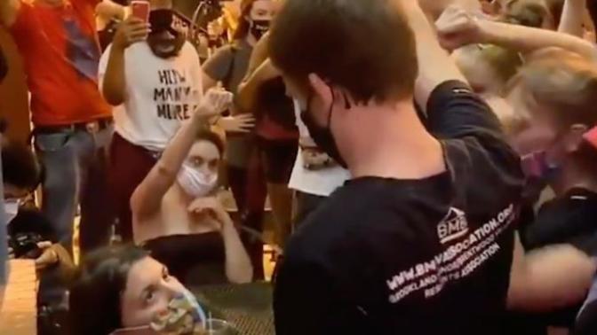 How would you respond to BLM or Antifa harassment?