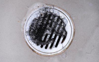 Would there be hairy drainage issue in an all ladies bathroom?