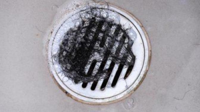 Would there be " hairy drainage" issue in an all ladies bathroom?