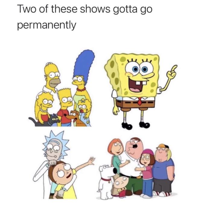 Which two shows would you get rid of?