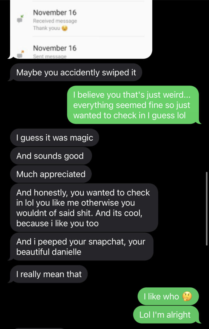 Is this guy really still interested?