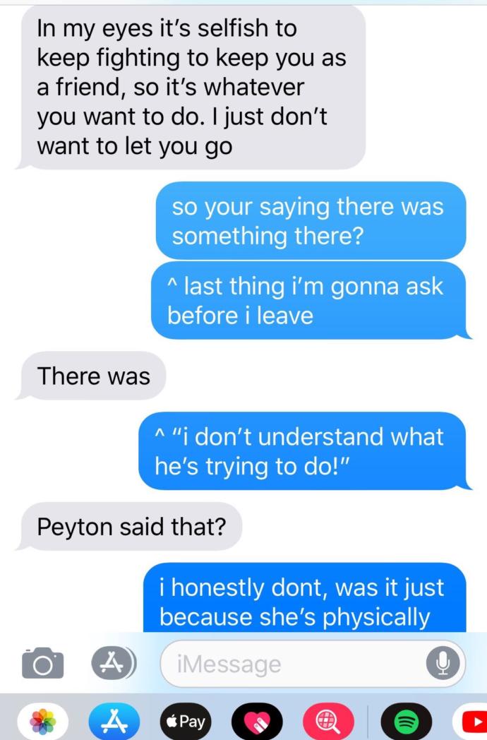 Why would this guy tell me there was something there just to ask out a girl irl?