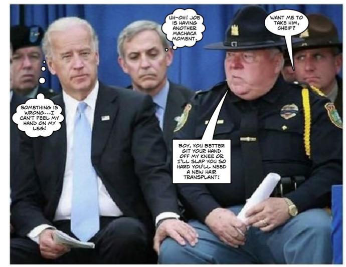Do you think Joe Biden will lay off the touchiness he is known for when he gets to the White House?