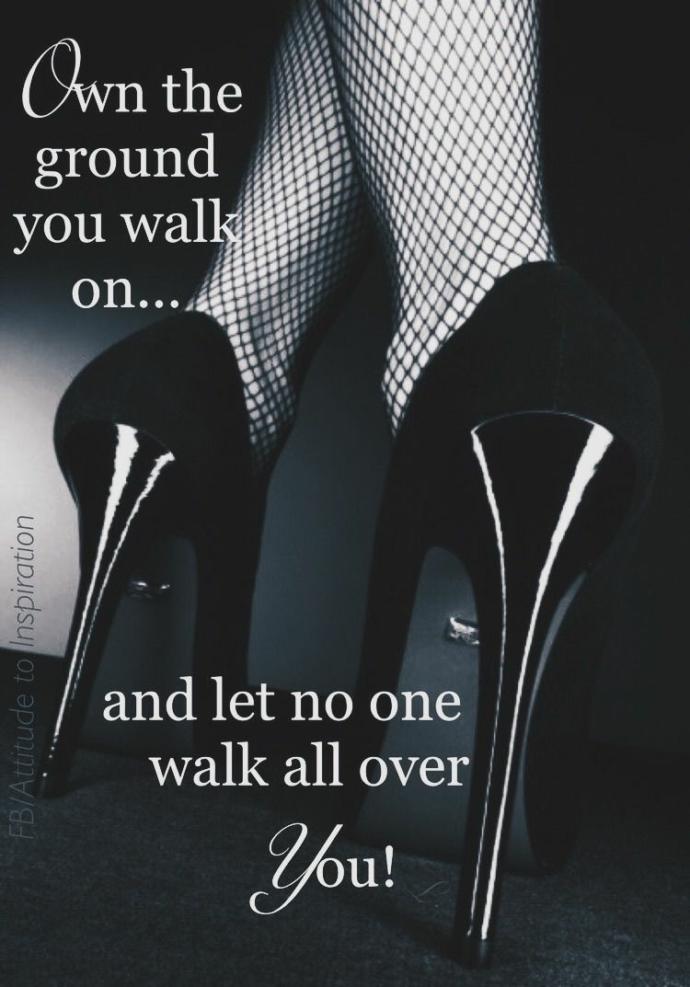 Do you think a good pair of heels can really help empower a woman and make her feel more confident?