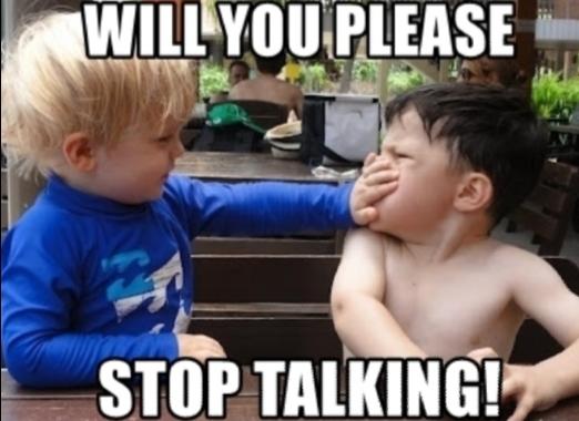 What Do You Do When Someone Wont Stop Talking 😱🙉?