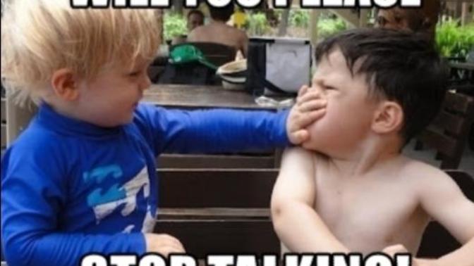 What Do You Do When Someone Won't Stop Talking 😱🙉?