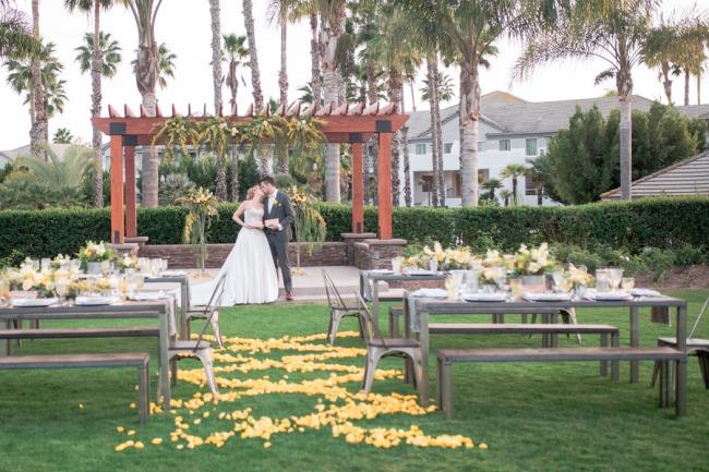 Do you think its tacky when the wed ceremony/reception setting are combined?