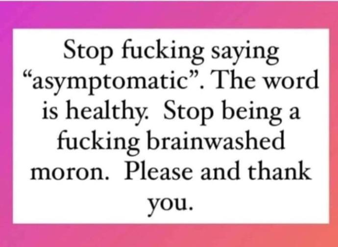 What's your reason for not wearing a mask?