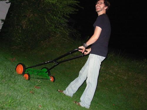 Have you ever done yard work at night?