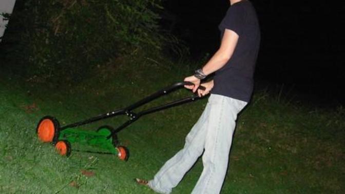 Have you ever done yard work at night?