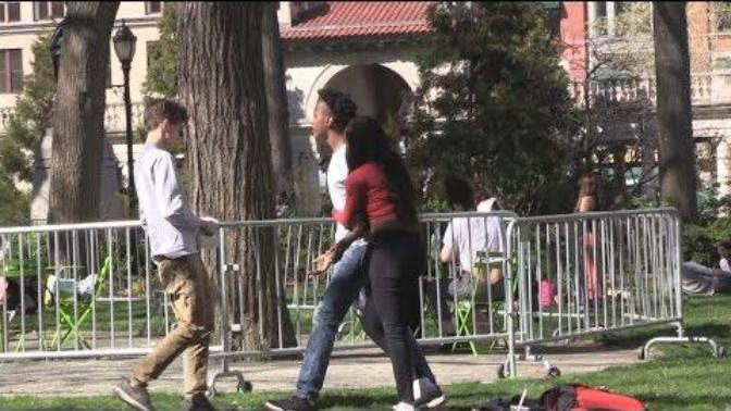 All the guys reacted angrily when approaching their girlfriends in this prank, how would girls react if another girl approached their boyfriend?