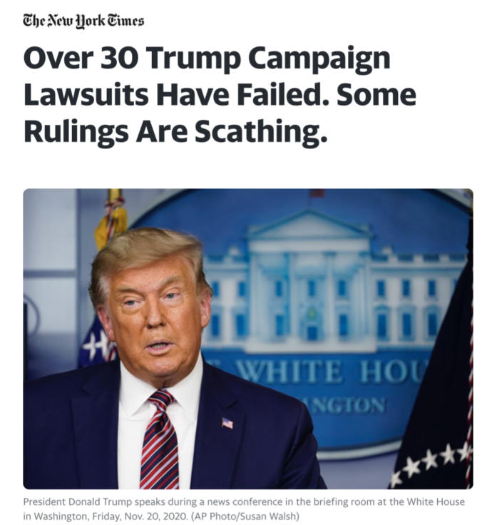 Are Trump’s lawsuits more damaging than the “voter fraud” they accuse?