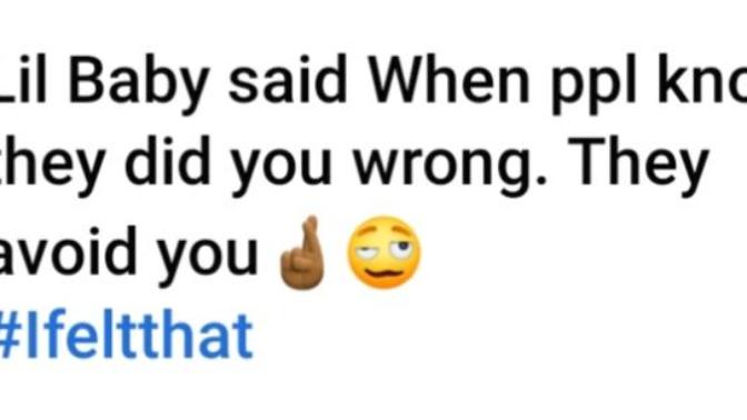 Is his post about me or his girlfriend?