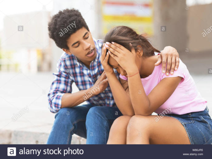 How do you comfort someone whos lonely because they are separate from their partner?