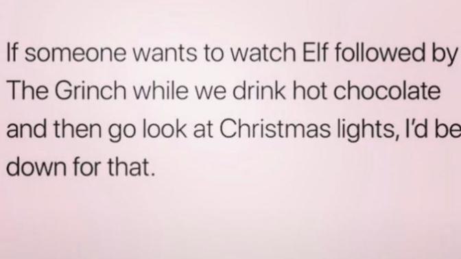 What would be your perfect Christmas date?