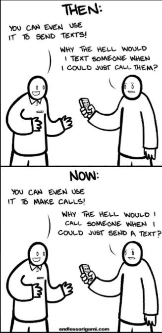 Do You Say Less Or More By Text Then Youd Say In An Actual Voice Conversation?