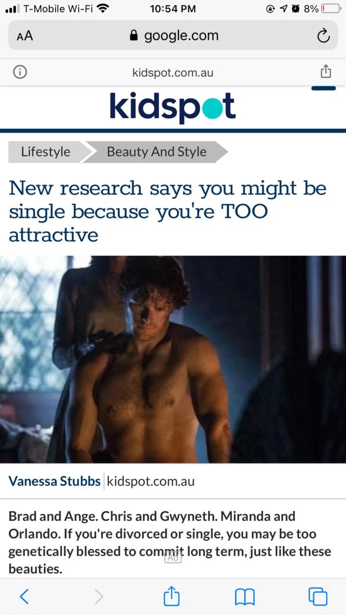 BREAKING NEWS. If you are single then that means youre too attractive to be approached. How does that make you feel?