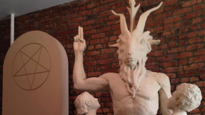 Student draws devil with goat horns... Should she get in trouble?