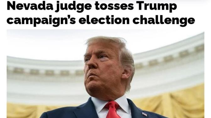 How Do You Feel About the Nevada Judge's Decision to Throw Out Yet Another Trump Election Fraud Case?
