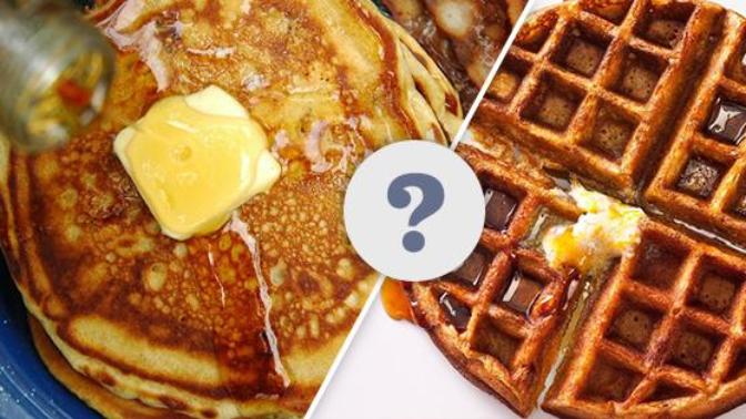 Which side are you on? Waffles or pancakes?