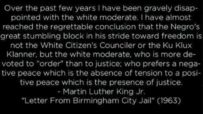 Could MLK's words be applied to today?