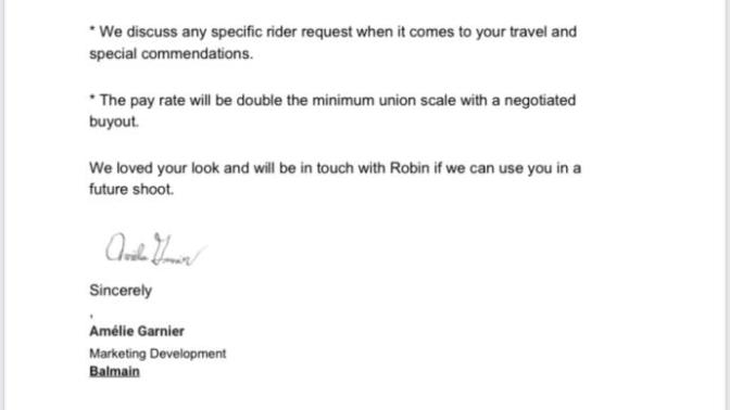 I got this email saying I was scouted?