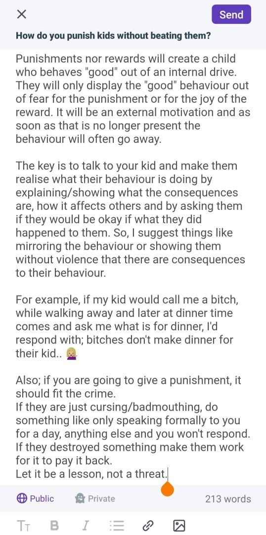 How do you punish kids without beating them?