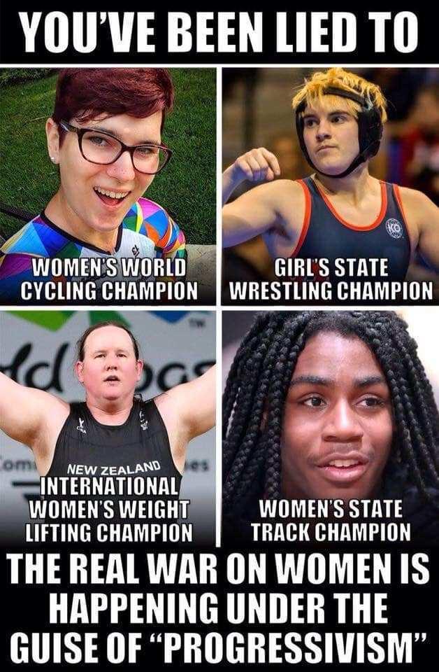 What’s your thoughts on trans-women in sports?